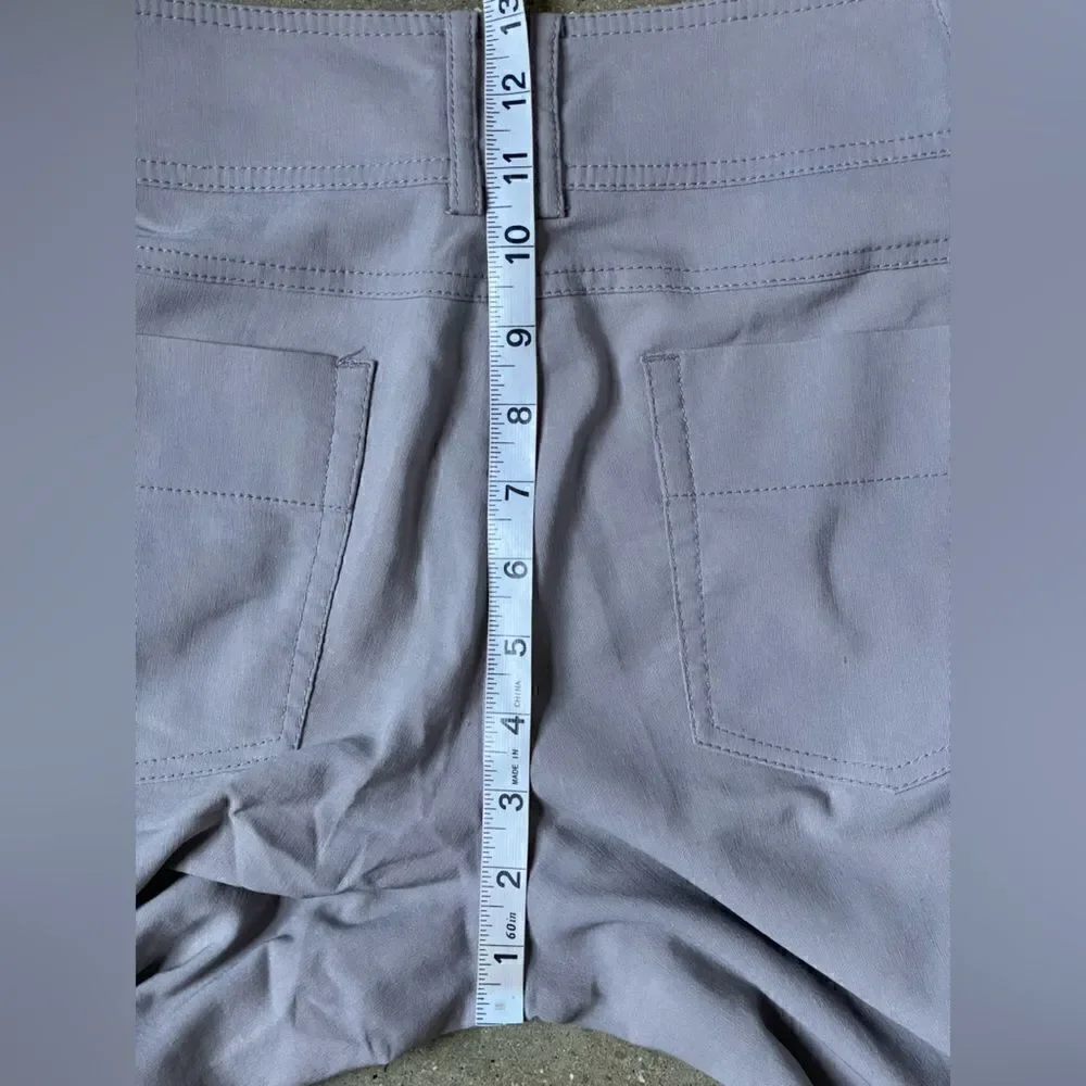 Mexx Cream Colored Wide Leg Khaki/Nylon Pants (Size: 28)